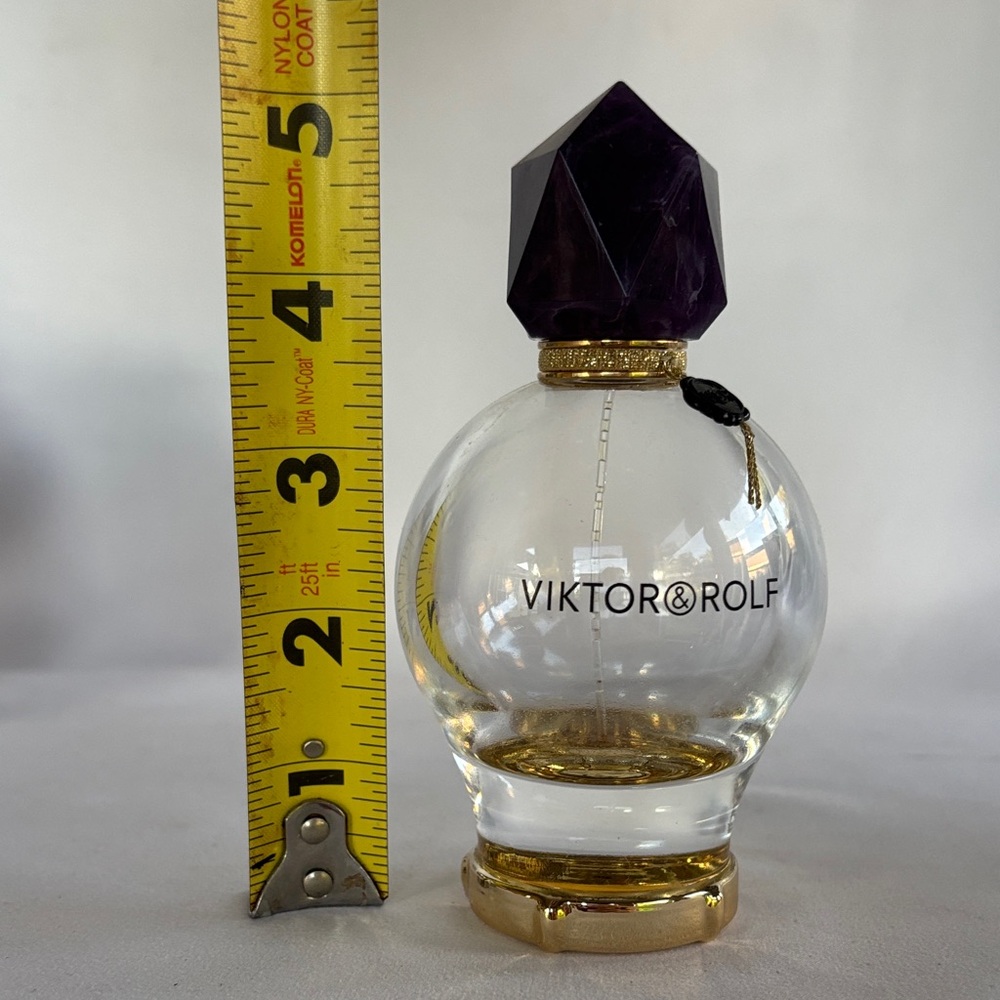 EMPTY BOTTLE & BOX VIKTOR & ROLF GOOD FORTUNE EAU OF PARFUM- PURPLE COLLECTIBLE - Picture 10 of 12